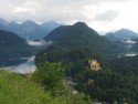 Hohenschwangau Castle and the Alps